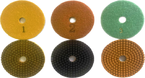 Wet polishing pads