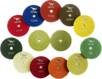 Wet polishing pads